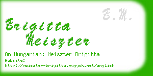 brigitta meiszter business card